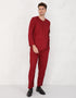 BAJU MELAYU PESAK MEGAT R/FIT (MAROON)